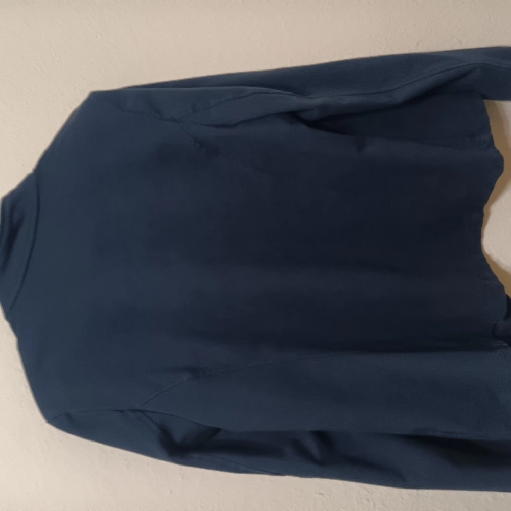 Navy Blue Button-Up Jacket - Picture 3 of 4